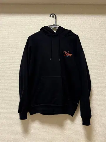 Keboz 블랙 후드 부착 후드티