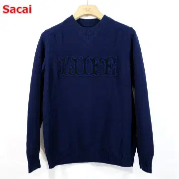 고품질 사카이 LIIFE 와펜 니트 오자와 켄지 sacai