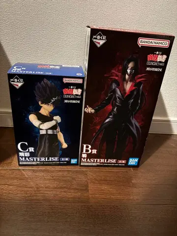 제일복권 유유백서 B상 카라스 피규어 C상 히에이 피규어