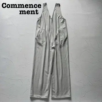 새상품급 코멘스먼트 살로펫 올인원 오버롤 그레이