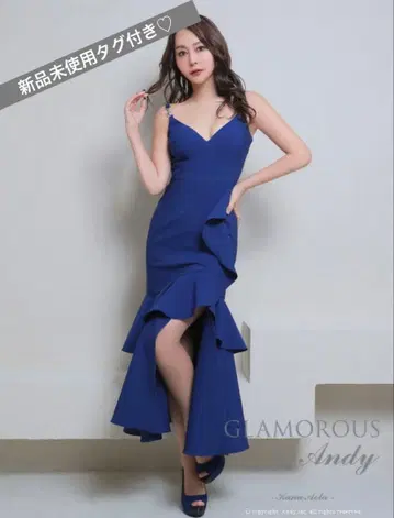 Andy GLAMOROUS GMS-V801 로얄 블루 드레스