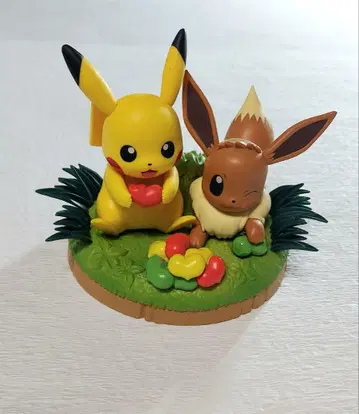 포켓몬스터 모구모구타임 피카츄 & 이브이 피규어