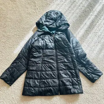 몽벨 리버서블 후드 롱 다운 코트 자켓 L