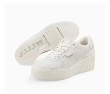PUMA CALI 웨지 토널 스니커즈 화이트