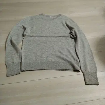 무인양품 그레이 울 긴팔 니트 L 사이즈