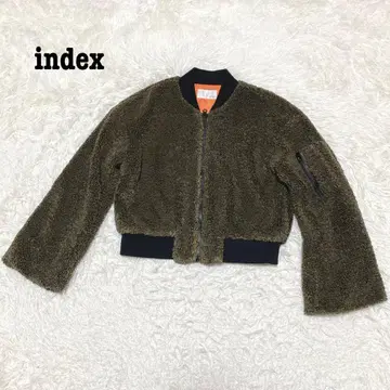 a2028 [인덱스] 보아 자켓 카키 S 플라이트 캐주얼 러프