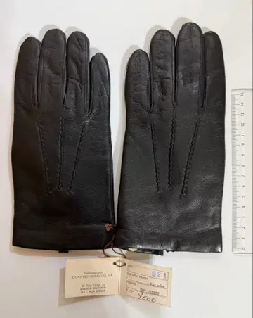 [고급] 스페인 마드리드산 양가죽 남성용 가죽 장갑 사이즈 8 블랙