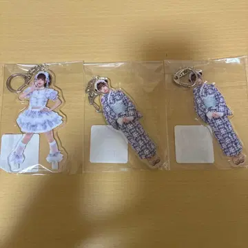 iLiFE! 일본 무도관 ONELiFE! 아크릴 키링 3개 세트 아이스