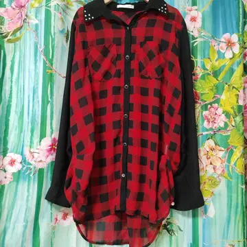 시어 셔츠 그런지 Y2K 헤이세이 00s 걸리시 펑크 록 NANA