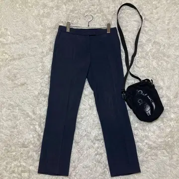 [ 조세프 ] JOSEPH 네이비 슬랙스 스트레이트 밑단 34 사이즈