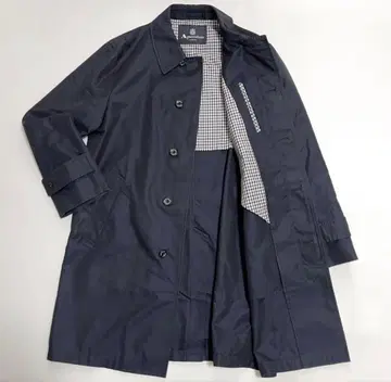 새상품급 Aquascutum 아쿠아 스큐텀 스텐카라 코트 안감 체크