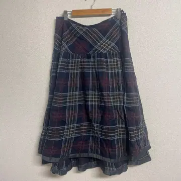 238 io comme io 40 롱 스커트 네이비 계열