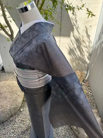 오시마 명주 청엽 패턴