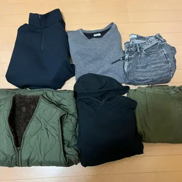 겨울 의류 상하의 묶음 판매