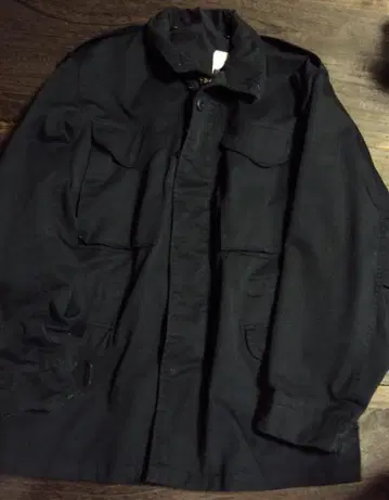 실물 미군 80S 블랙 M65 필드 자켓 흑먹색 S MA1