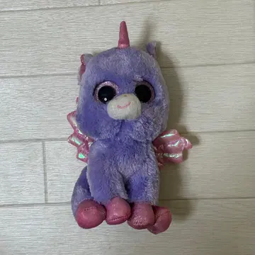 클레어 유니콘 봉제 인형 보라색