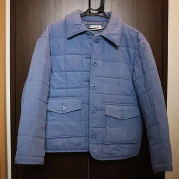 LAGUA GEM 라이트 블루 퀼팅 자켓
