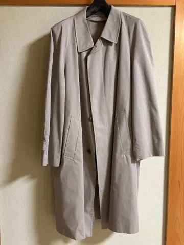 베이지 라이트 그레이 발수 트렌치코트