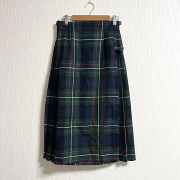 GLEN NEVIS 타탄 체크 랩 스커트 스코틀랜드제