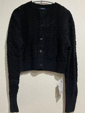 SHIPS 패턴 숏 가디건