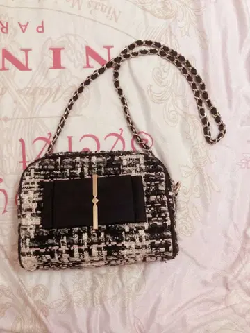 tocca 트위드 백 블랙