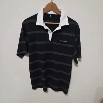 montbell 스트라이프 피케 셔츠 L 사이즈