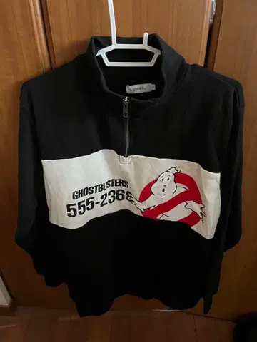 graniph 고스트버스터즈 하프 지퍼 맨투맨