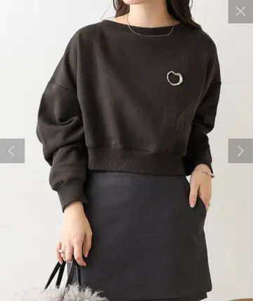 새상품 mystic 브로치 포함 맨투맨 맨투맨 mline 속기모