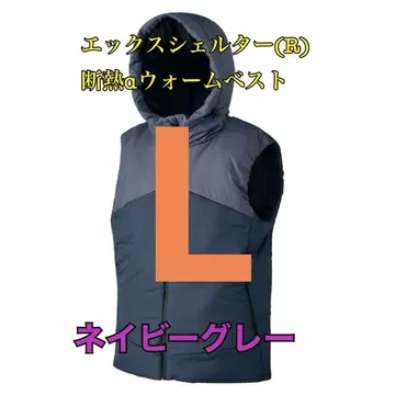 워크맨 엑스쉘터 단열 알파 웜 베스트 네이비 L