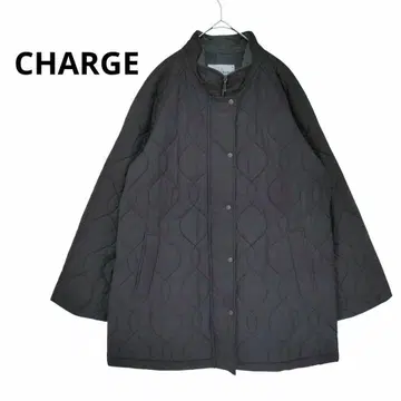 충전 충전솜 롱 자켓 [ M ] 코트 / 블랙 / 하이넥 / 가을/겨울