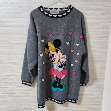 빈티지 디즈니 미키 미니 니트 스웨터