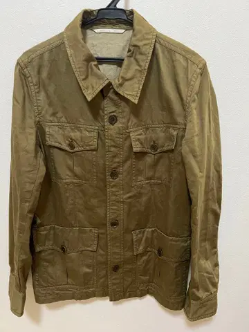 BEAUTY & YOUTH 밀리터리 자켓 올리브