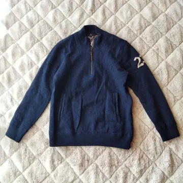 23구 스포츠 골프 울 100% 모크넥 스웨터 4 M 상당 새상품급