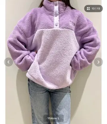 정가 8990엔 GAP 릴랙스 보아 맨투맨 트레이닝복 XS