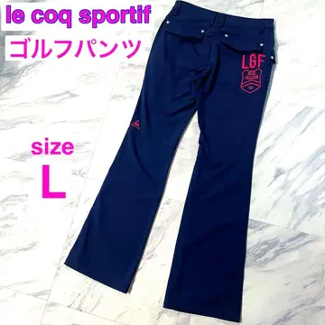 [ 컨디션 최상 ] 르꼬끄골프 속기모 팬츠 네이비 방한 L 사이즈