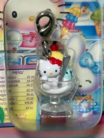 헬로키티 지퍼 마스코트 스위츠 끈 스트랩 하라주쿠 아이스