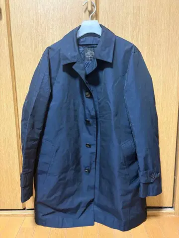 [새상품급] UNITED ARROWS 스텐카라 코트 충전솜 라이너 네이비