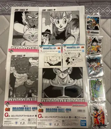 드래곤볼 제일복권 ACLLECT 클리어 파일 스티커