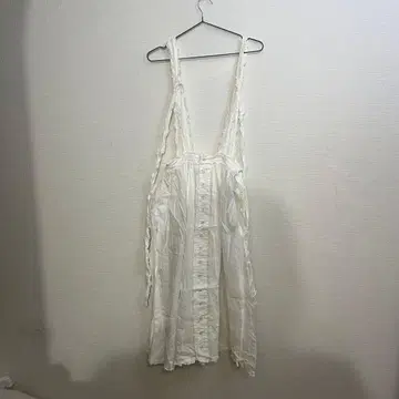 핑크하우스 에이프런 스커트