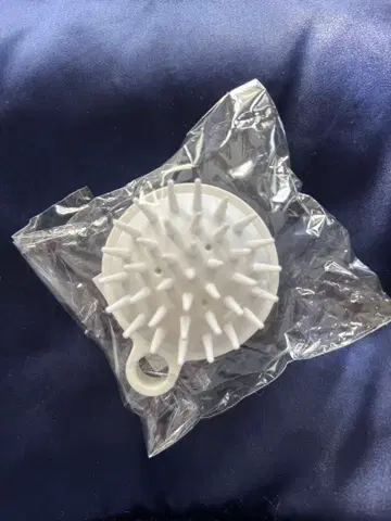 육모 스컬프 마사지 브러쉬 뉴 Z 화이트 미개봉 새상품