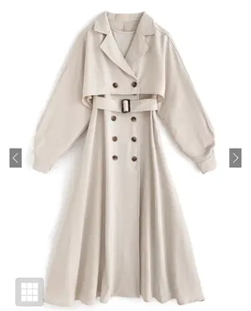 [ 미사용 새상품 택 포함 ] 벨트 포함 3way 트렌치코트 트렌치코트