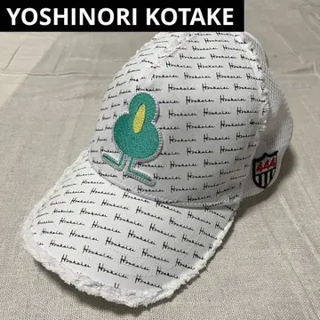코타케 요시노리 캡 프리 사이즈 골프 화이트 메쉬 하와이