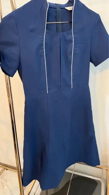 에스테틱 유니폼 네이비 컬러