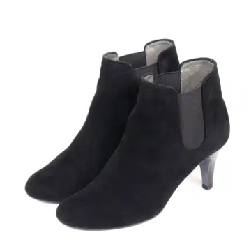 오데트 에 오딜 블랙 스웨이드 사이드 고어 숏부츠 2.35