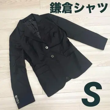 가마쿠라 셔츠 테일러드 자켓 여성용 메이커즈 셔츠 카마쿠라 블랙