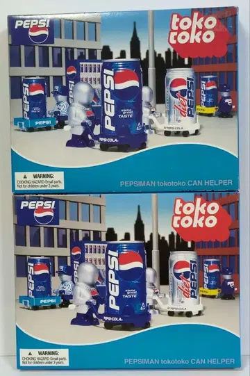 펩시맨 펩시 토코토코 캔 헬퍼 2종 아메토이