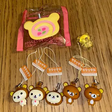 리락쿠마 삐욧코리 마스코트 스트랩 외 묶음 판매