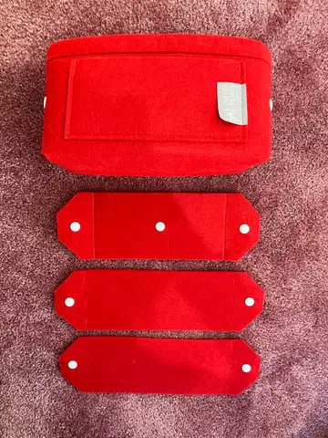 아시야 하티 백 인 백 버킨 25 빨간색