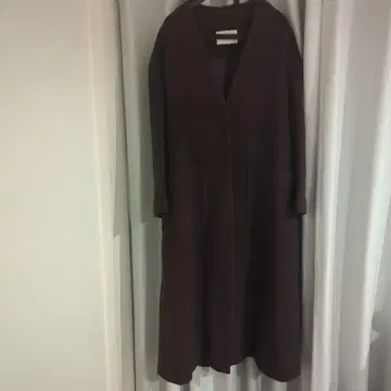 PUBLIC TOKYO 다크 브라운 롱 코트