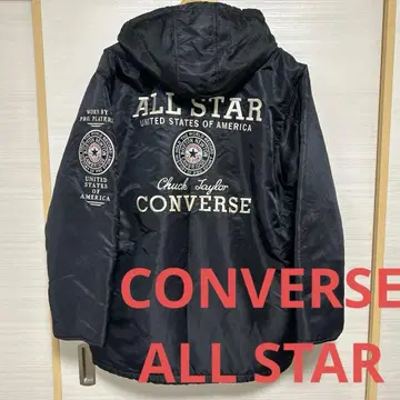 CONVERSE ALL STAR 자수 엠블럼 점퍼 벤치 코트